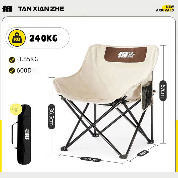 Chaise pliante portable pour le camping en plein air