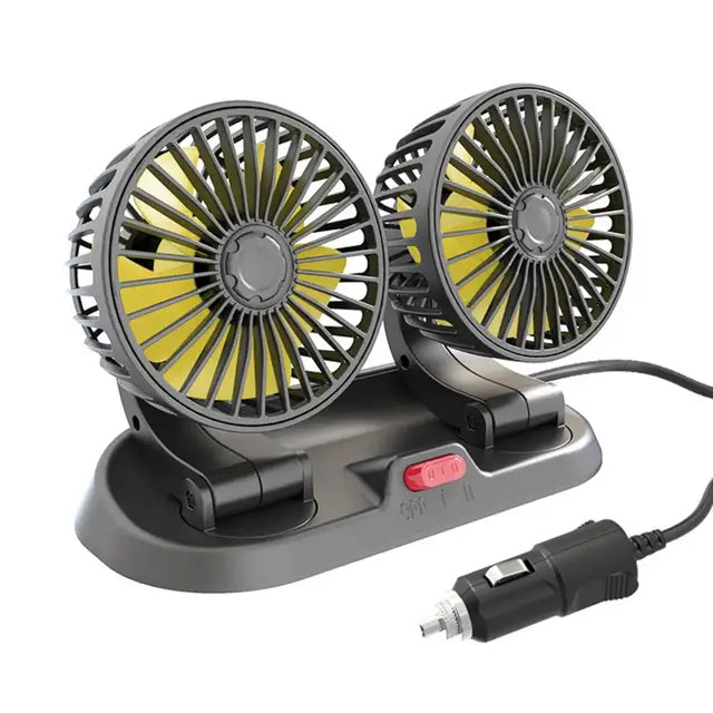 ventilateur de voiture à double refroidissement 360°
