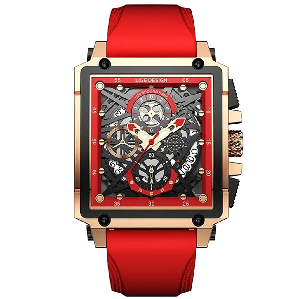 Montre Square LIGE pour homme
