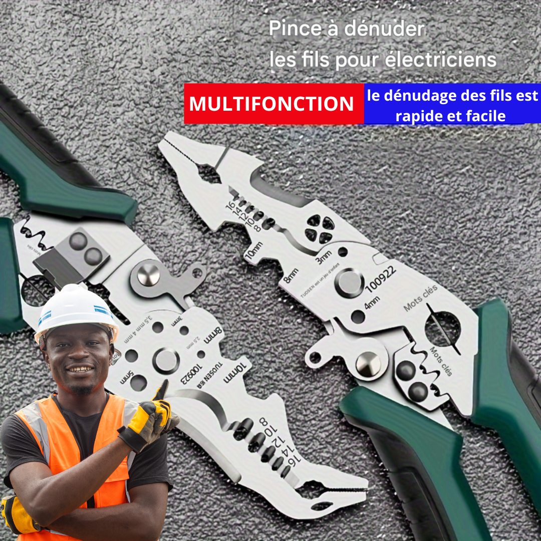 🔥PROMO 48h🔥Pince à dénuder multifonctionnelle
