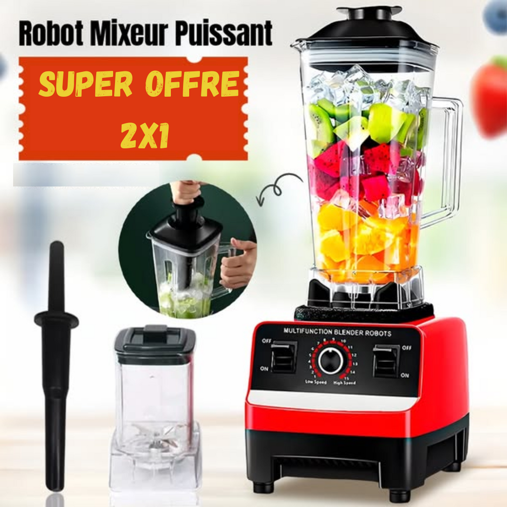 🔥PROMO Noël🔥Mixeur Robot 2 en 1  4500W