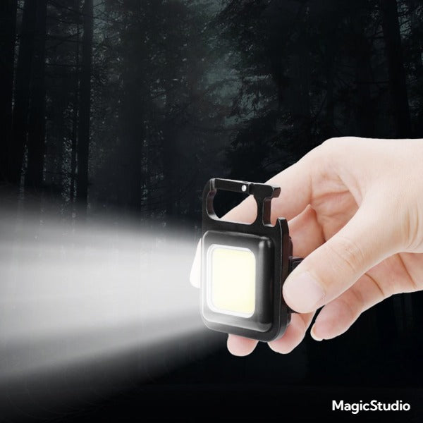 porte-clés avec lumière LED multifonctionnelle