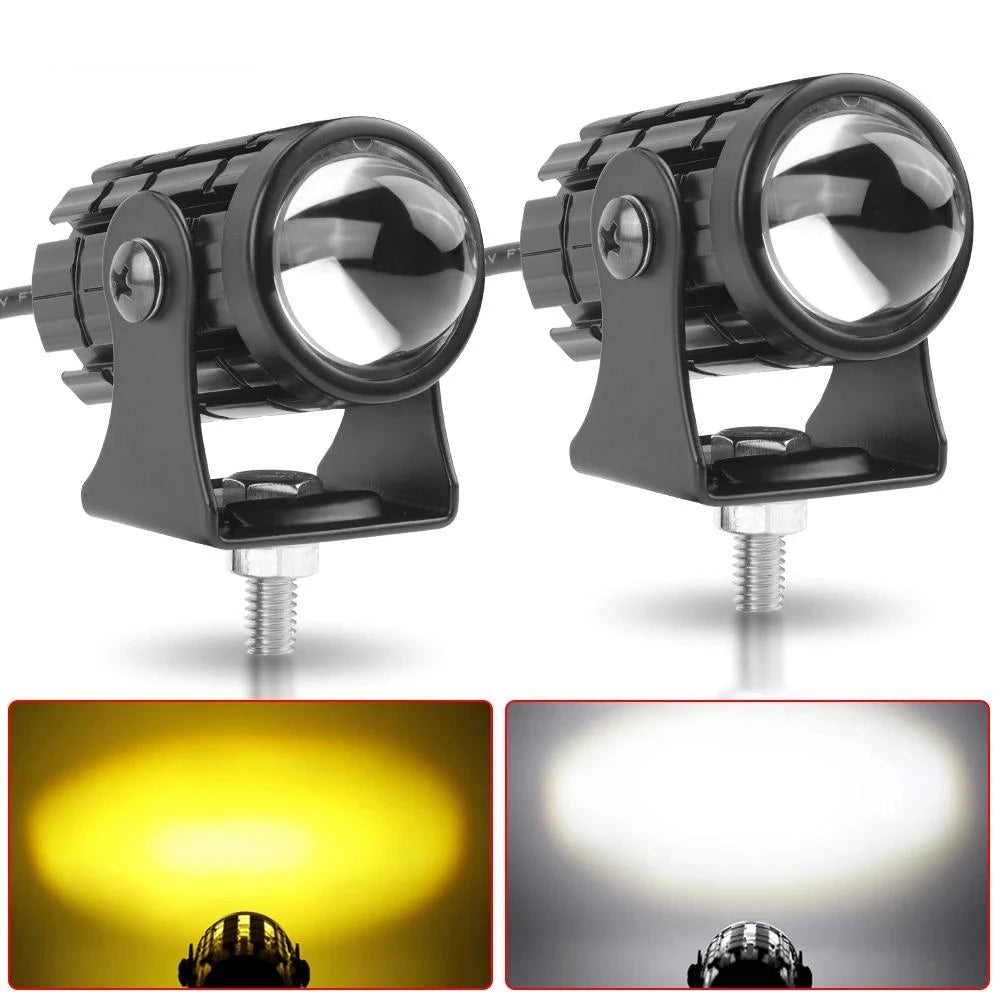🔥BLACK FRIDAY🔥 2 Phares LED Puissants pour Motocyclette