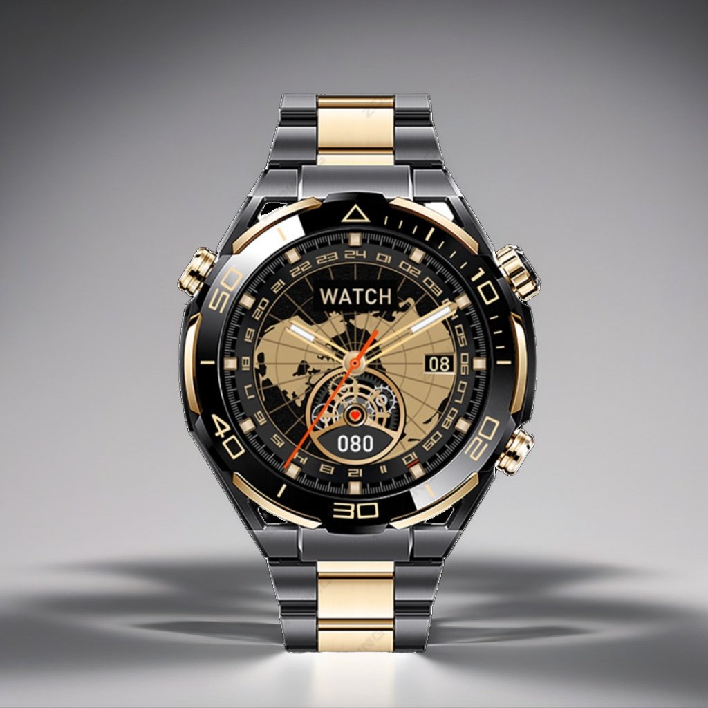 Montre connectée de Luxe Gold Master Pro