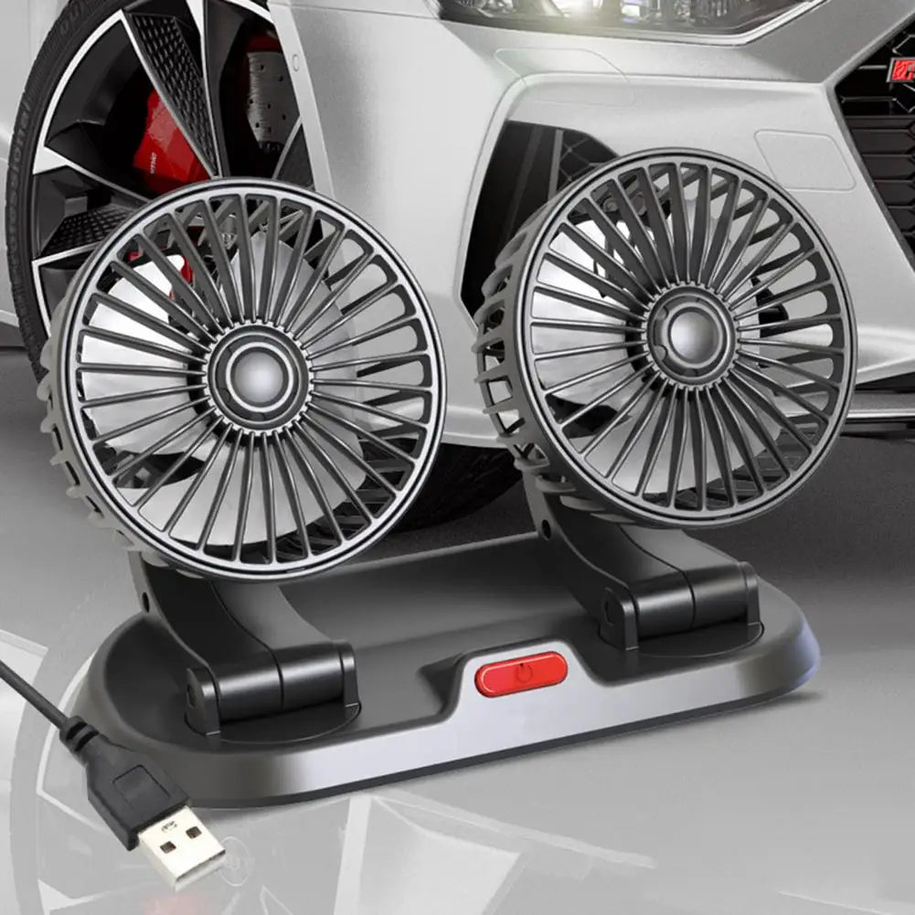 ventilateur de voiture à double refroidissement 360°